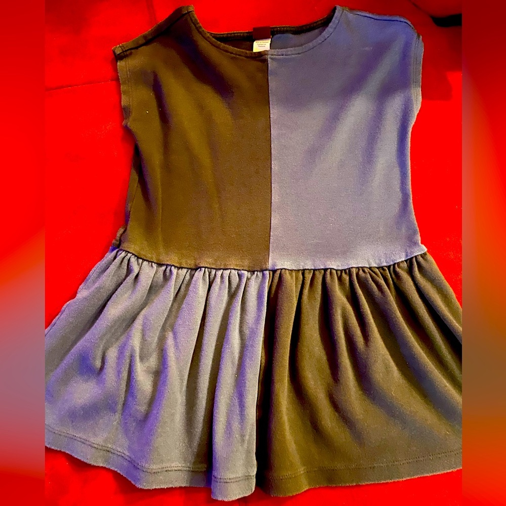 Tea Collection slip on color block size 4 dress